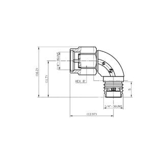 HS-SMAM To SMAF Swept RA Adapter (18G)_web3